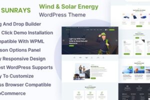 Sunrays v1.0.7–太阳能与绿色能源WordPress主题