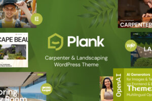 Plank v1.0-木匠和景观WordPress主题