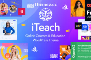 iTeach v1.0-在线课程和教育WordPress主题