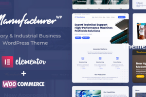 Manufacturer v1.3.12 -工厂和工业WordPress主题