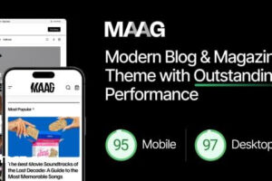 Maag v1.0.4-表现出色的现代博客杂志主题