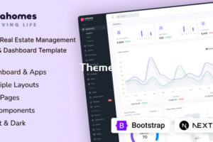 Lahomes-Nextjs房地产管理管理和仪表板模板