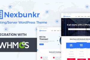 Nexbunker v1.8-托管/服务器WordPress主题+WHMCS