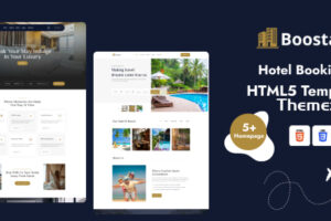 Boostay-酒店预订HTML5模板