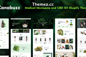 Canabuzz-医用大麻和CBD油Shopify主题