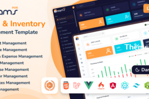 DreamsPOS v2.0.6-POS和库存管理管理管理仪表板模板（HTML Angular 18 React Vue Laravel）