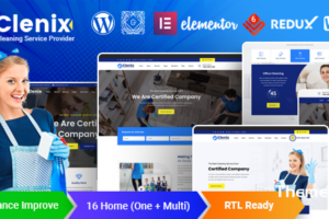 Clenix v3.1.0-清洁服务WordPress主题