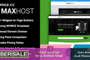 MaxHost v9.10.2-使用WooCommerce的虚拟主机、WHMCS和企业商务WordPress主题