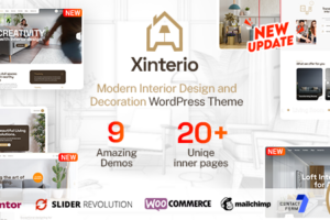 Xinterio v4.0-室内设计WordPress主题+RTL