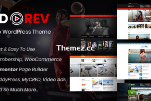 VidoRev v2.9.9.9.9.9.5-视频WordPress主题