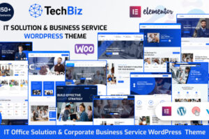 Techbiz v2.7.2-多用途IT解决方案和商业咨询WordPress主题