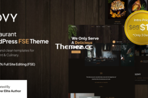 Sovy v1.0.0–餐厅FSE WordPress主题