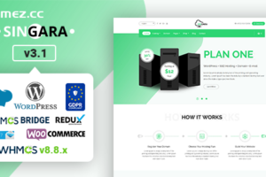 Singara v3.1-多用途主机与WHMCS WordPress主题