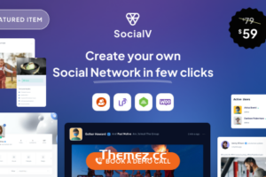 SocialV v2.0.16-社交网络和社区BuddyPress主题