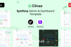 Clivax-Symfony管理和仪表板模板