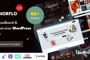 Norflo v1.4.0-ISP和IPTV服务元素或WordPress主题