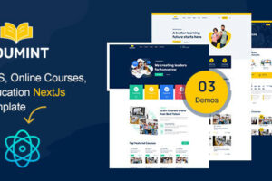 Edumint–LMS，在线课程，教育NextJs模板