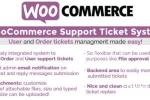 WooCommerce Support Ticket System v1.7.9