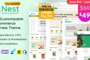 Nest v1.8-杂货店WooCommerce WordPress主题
