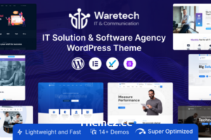 Waretech v1.1.0-IT解决方案和技术WordPress主题