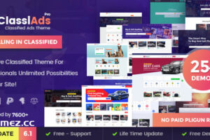 Classiads v6.1.8 -分类广告WordPress主题