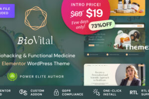 BioVital v1.0.1-功能医学医生WordPress主题