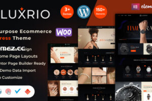 Luxrio v1.0.0–电子商务珠宝WordPress主题