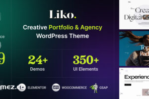 Liko v1.0.2-创意代理与作品集WordPress主题