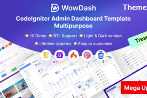 WowDash-CodeIgniter-多用途管理仪表板模板
