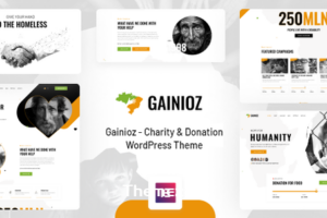 Gainioz v1.1.6-慈善与捐赠WordPress主题