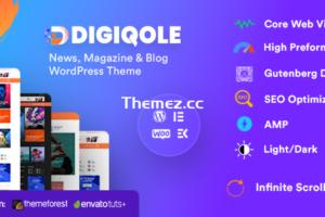 Digiqole v2.2.2-新闻杂志WordPress主题