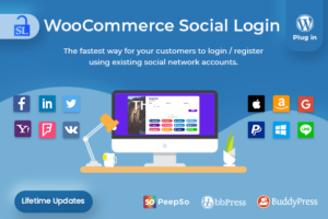 WooCommerce Social Login v2.8.1 -WordPress插件