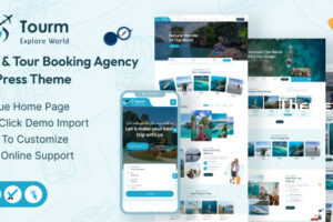 Tourm v2.1.0-旅行和旅游预订机构WordPress主题