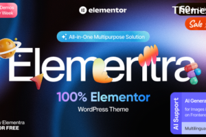 Elementra v1.0.3-100%Elementor WordPress主题