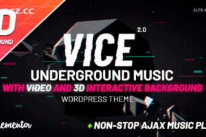 Vice v3.4-地下音乐元素WordPress主题