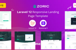 Zoric-Laravel 12响应式登录页面模板