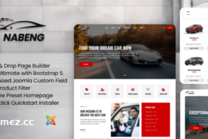 Nabeng-汽车目录与Ajax过滤器Joomla模板