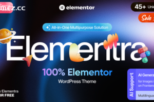 Elementra v1.0.2-100%Elementor WordPress主题