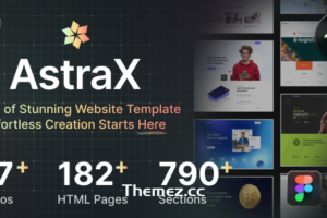 AstraX-一个庞大的HTML模板库