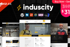 Induscity v1.4.7-工厂和制造WordPress主题