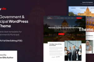 Cityvile v1.0.0–城市政府和市政FSE WordPress主题