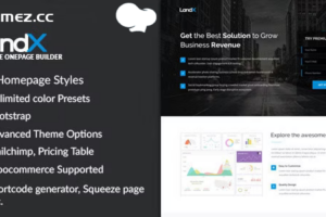 LandX v2.1.0 – Multipurpose WordPress Landing Page