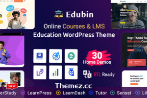 Edubin v9.4.6-教育LMS WordPress主题