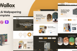 Wallox v1.0-绘画和壁纸HTML模板
