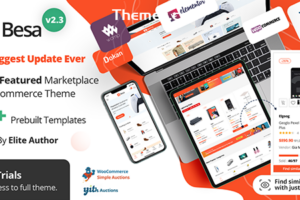 Besa v2.3.8-Elementor市场WooCommerce主题