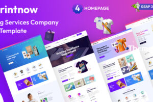 Printnow-打印服务公司HTML模板