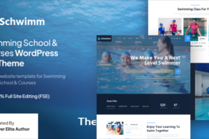 Schwimm v1.0–游泳学校和课程FSE WordPress主题