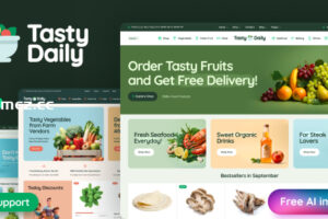 Tasty Daily v1.21.1-杂货店和食品WooCommerce主题