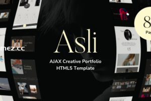 Asli–AJAX作品集HTML5模板