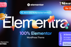 Elementra v1.0.5-100%Elementor WordPress主题